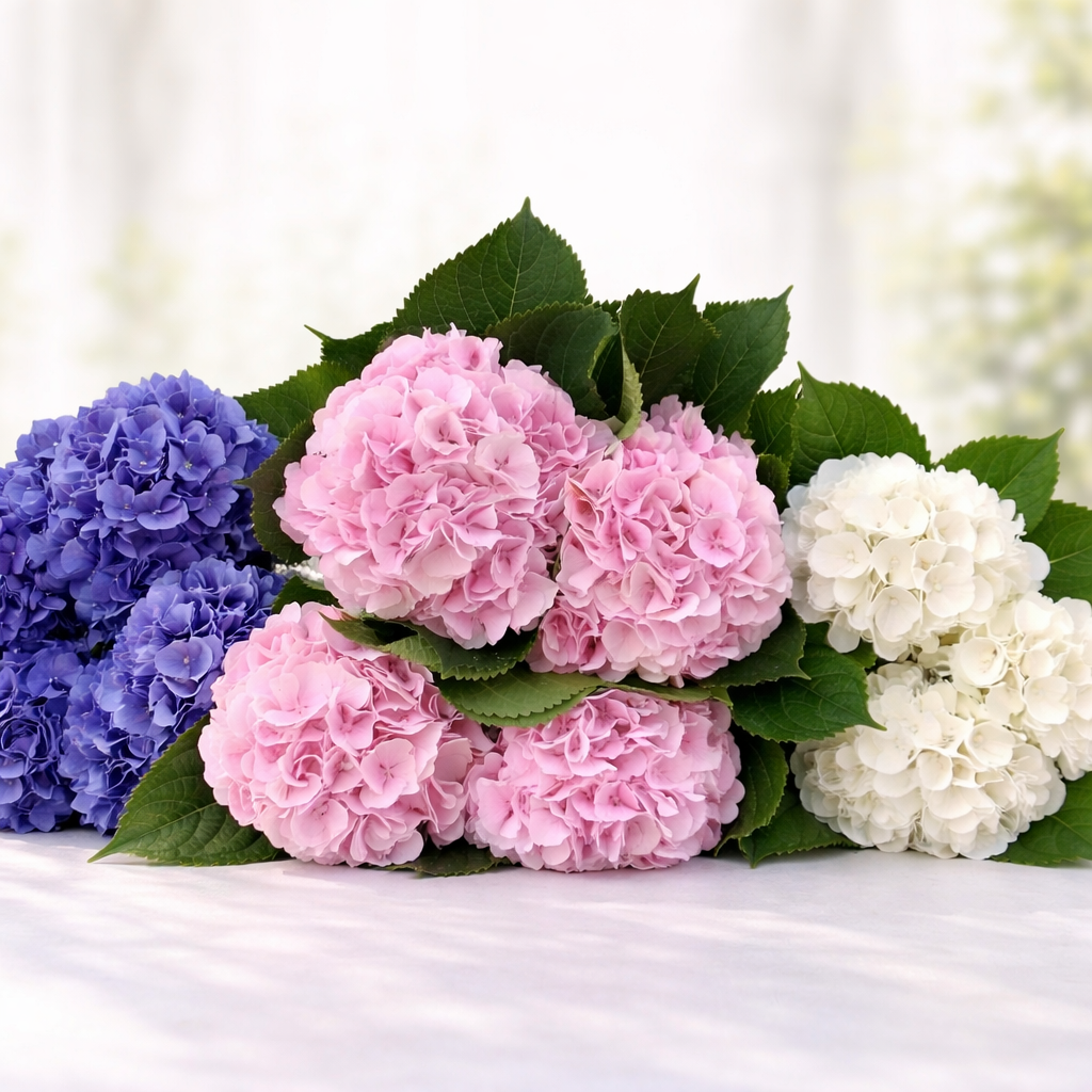 Zarte Hortensien für besondere Momente